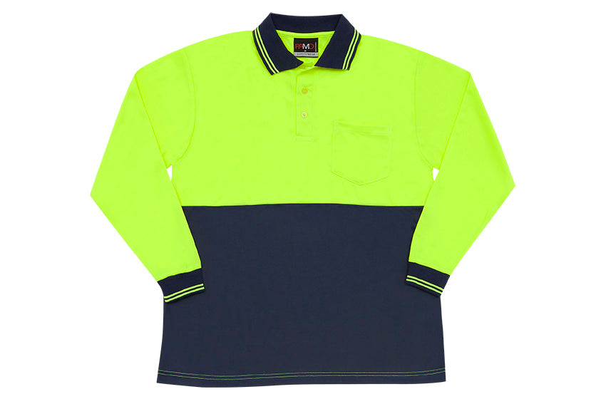 Hi Vis Long Sleeve Polo