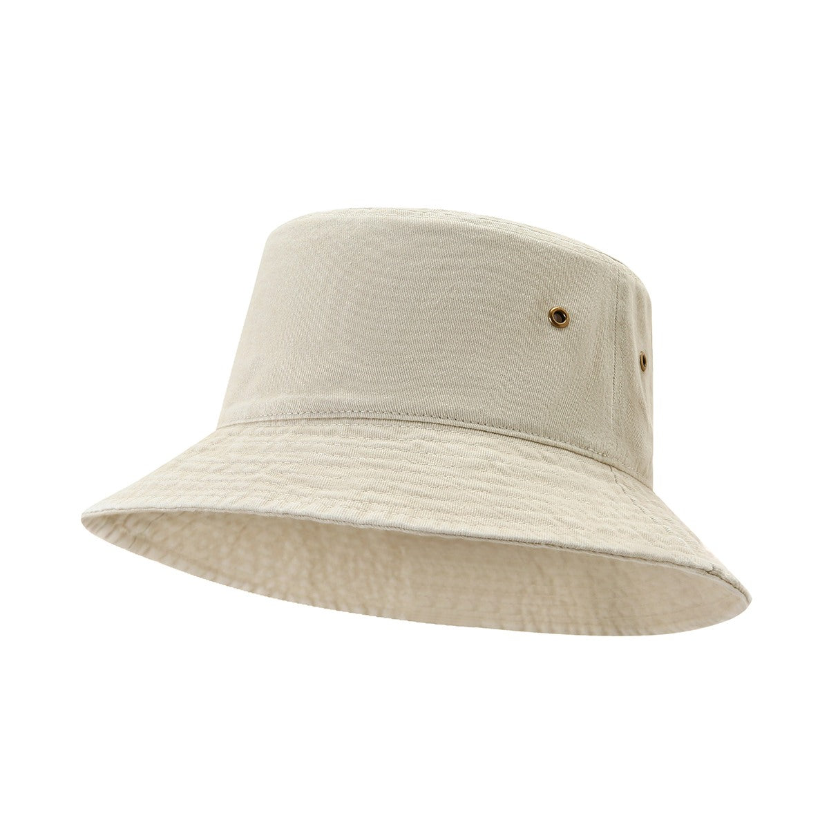 Drill washed bucket hat