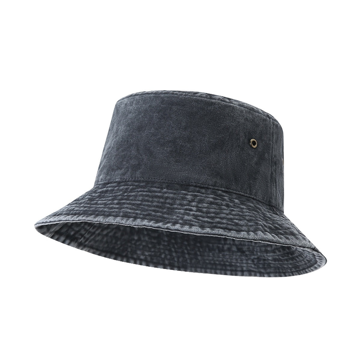 Drill washed bucket hat