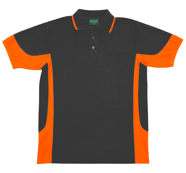 Mens Contrast Polo