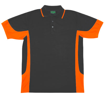 Mens Contrast Polo